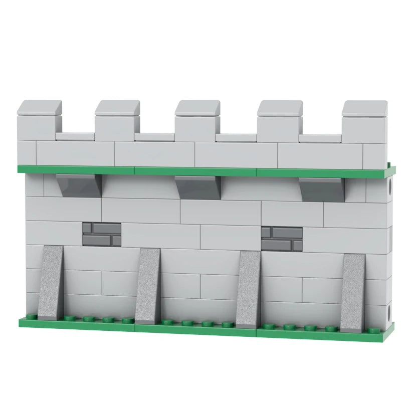 blocs construction mur château médieval brique gris marron jaune opacité enfants