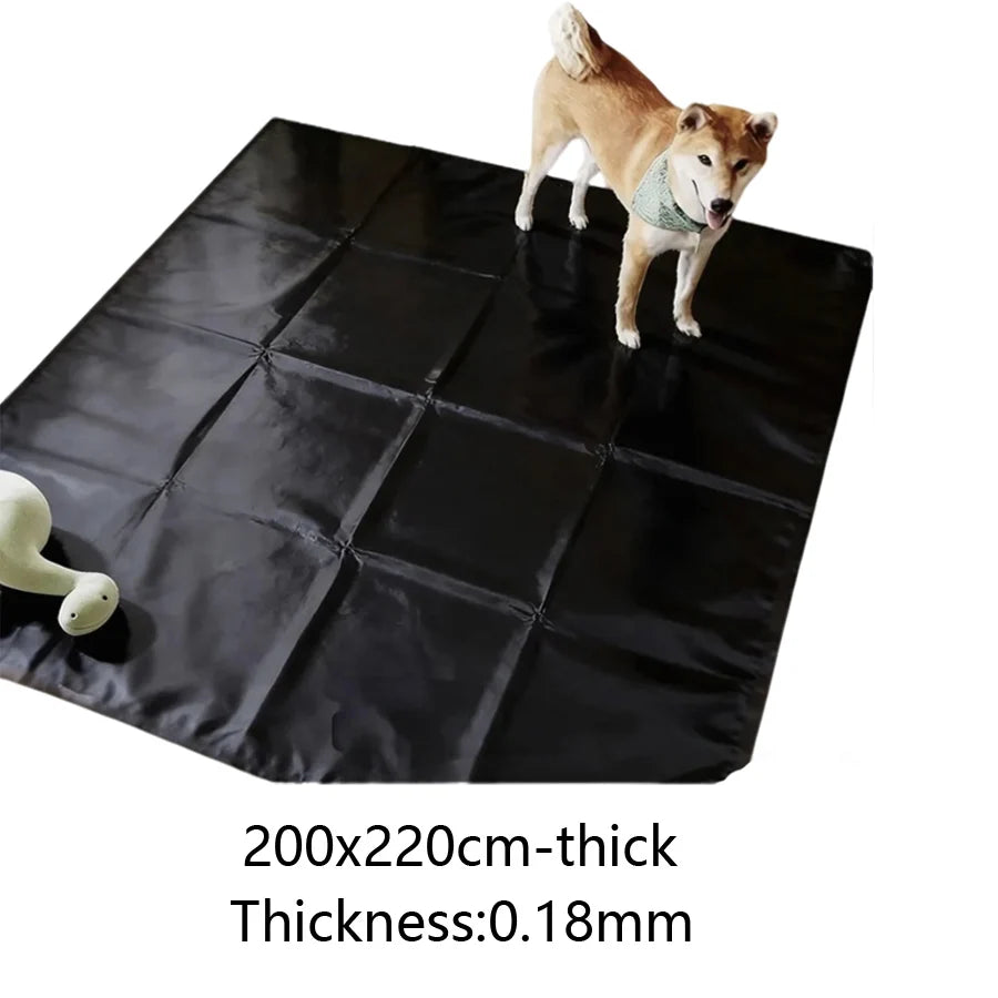 tapis pvc noir imperméable anti poussière animal compagnie sol durable moderne