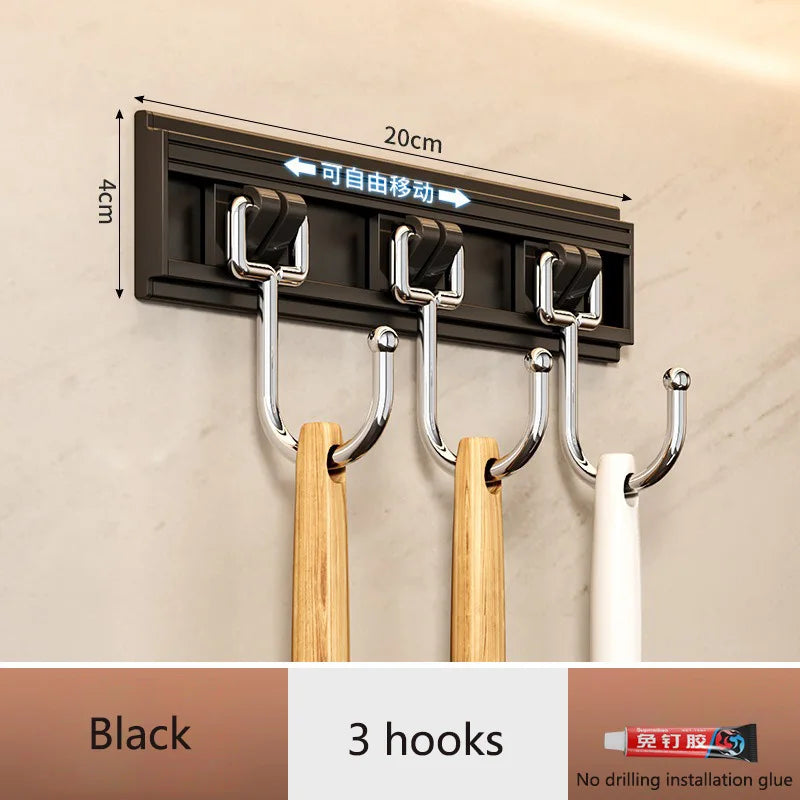 rangements cuisine porte ustensiles clips magnétiques couteau fourchette cuillère batteur planche découper moderne fonctionnel