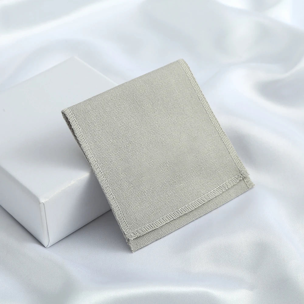 étiquettes produit toile lin noir rose gris beige bleu classique 8x8cm personnalisables logo imprimé