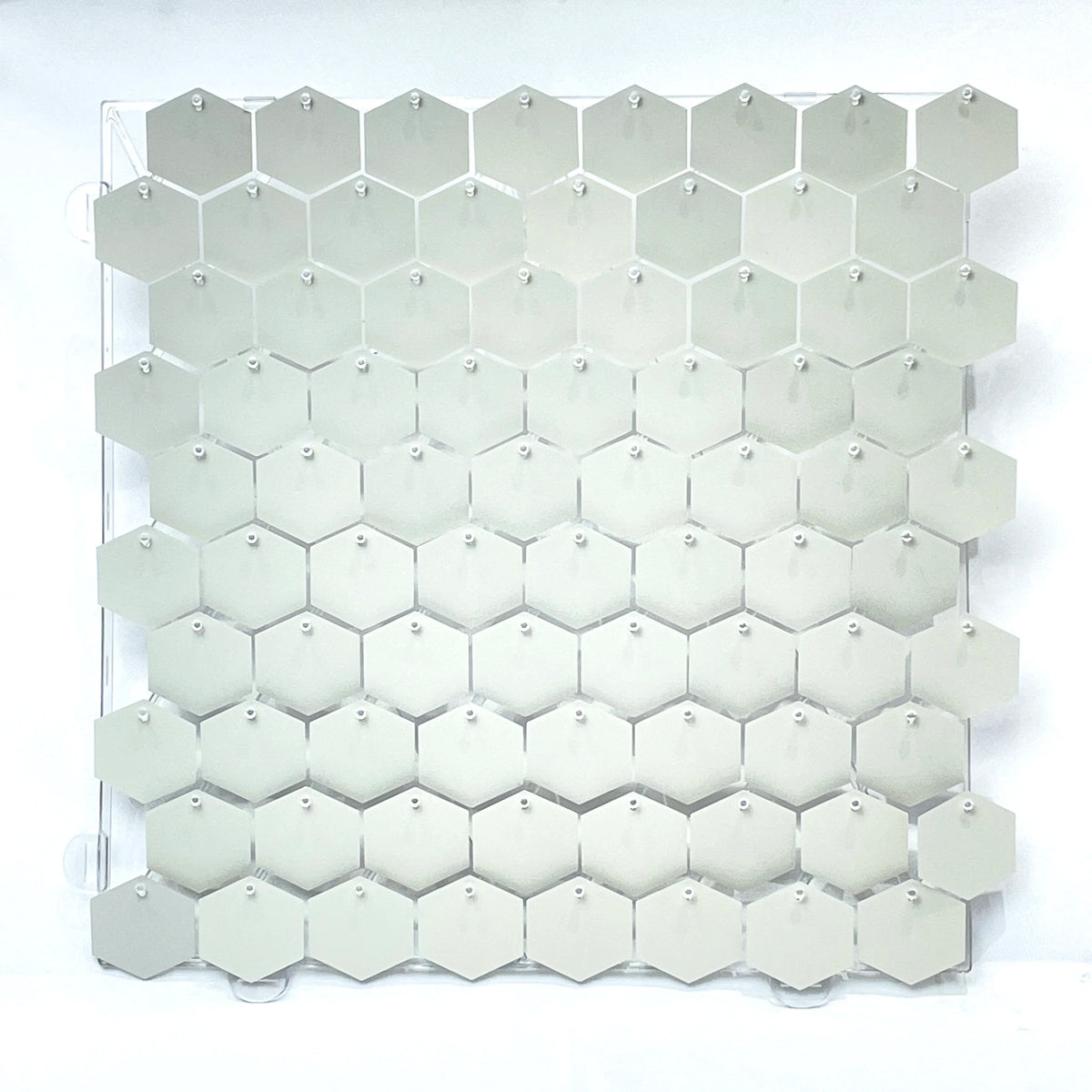 panneau décoration murale hexagonal sequins brillant fond fête mariage anniversaire baby shower décor moderne