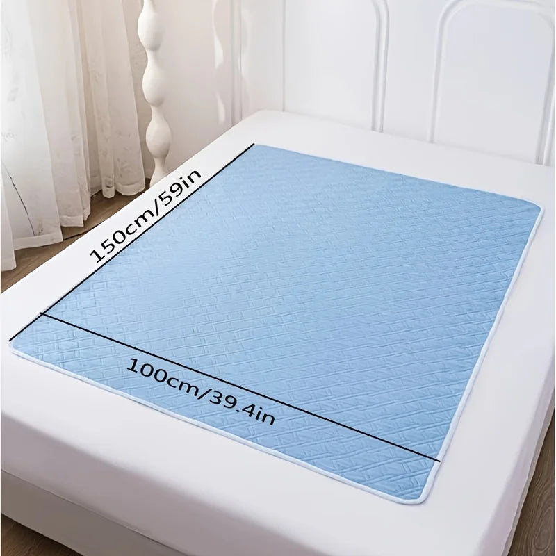 coussin absorbant bleu clair quilté moderne imperméable lavable machine