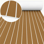tapis sol bateau mousse eva antidérapant auto adhésif bleu clair noir rayures moderne