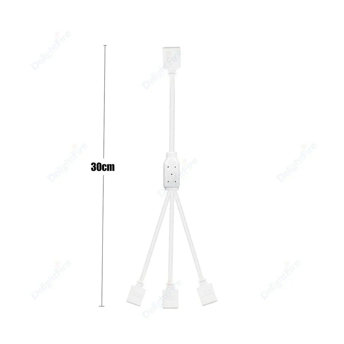 câble extension rgb led prise femelle broches blanc flexible moderne