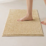 tapis bain moderne boules relief bleu marine gris clair bleu pastel rose pâle absorbant