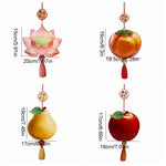 lanternes décoratives fleurs fruits corde rose vert rouge transparent traditionnel anniversaire noël mariage