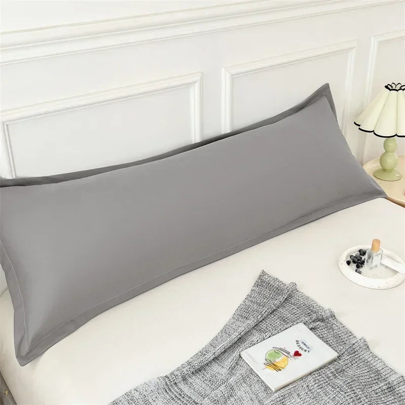 protège oreiller imperméable polyester gris uni moderne douillet anti taches respectueux environnement simple