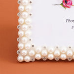 cadre photo blanc classique decoration maison anneaux fleurs 5x7 6x8
