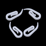 clips papier blancs simples accessoires organisation 100 pièces plastique pp qualité durable économiques