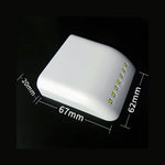 lumière led détection mouvement armoire blanc bois moderne led flux lumineux minimaliste autoactivation