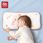oreiller bébé imprimé animaux mignons blanc vert rose bleu coton polyester refroidissement quatre saisons