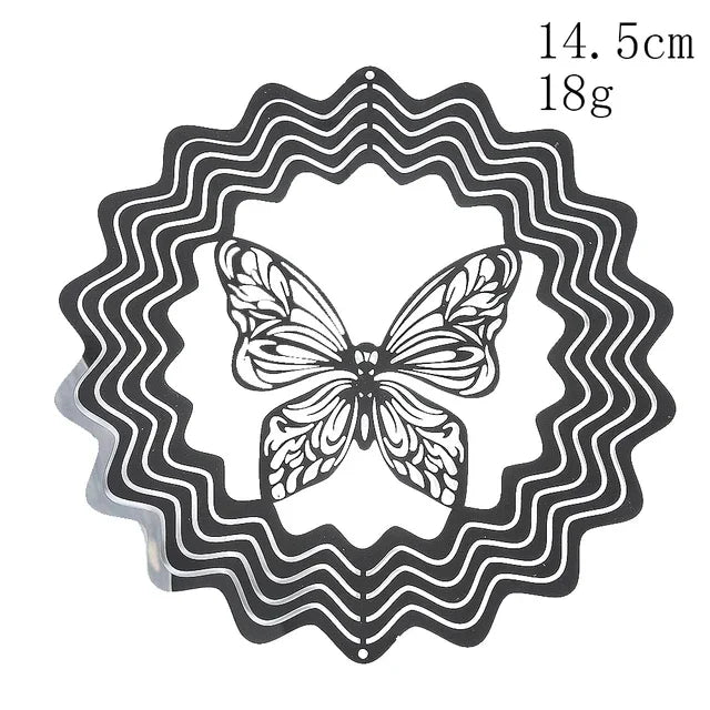 décorations murales métal fée papillon hibou croix arbre vie ornements extérieurs artisanal geometrique