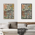 affiches murales modernes abstraites florales set deco chambre salon vertical