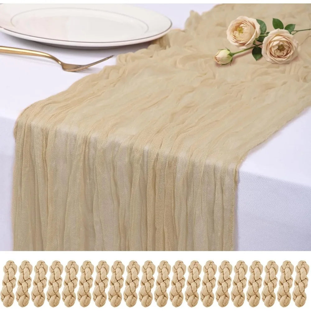 serviettes table plissées vert pastel réutilisables maison mariage festives modernes