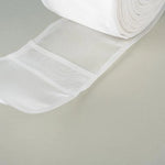 ruban nylon blanc maille fine moderne 10m accessoire rideau transparent polyester