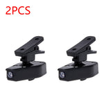 clip lumineux led noir pratique compact lunettes rechargeable portable mini pince lumière