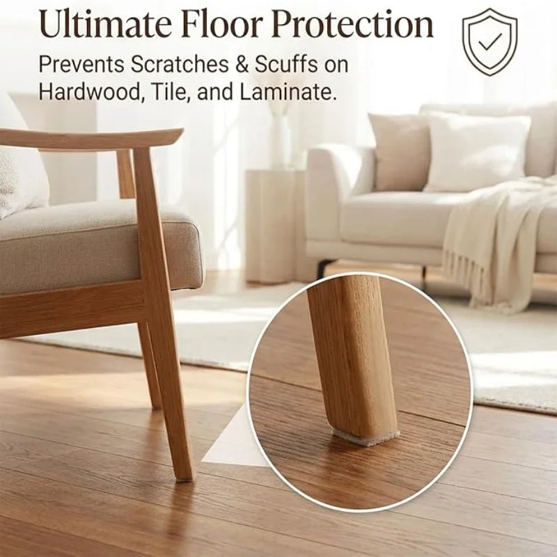 tapis protection meubles beige clair texture feutre moderne adhésif 2m large strips découpés résistants