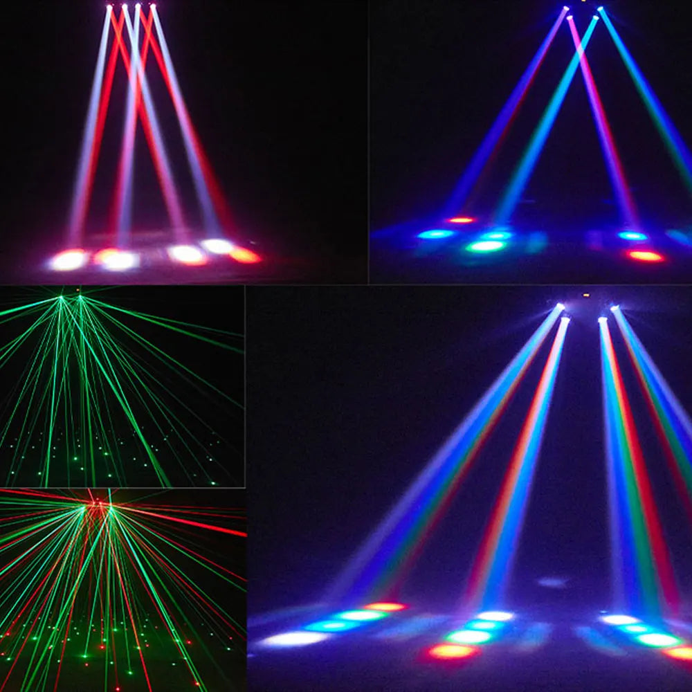 lumière led scène dmx noir effet dynamique disco auto flux 2000 82000 watts 80