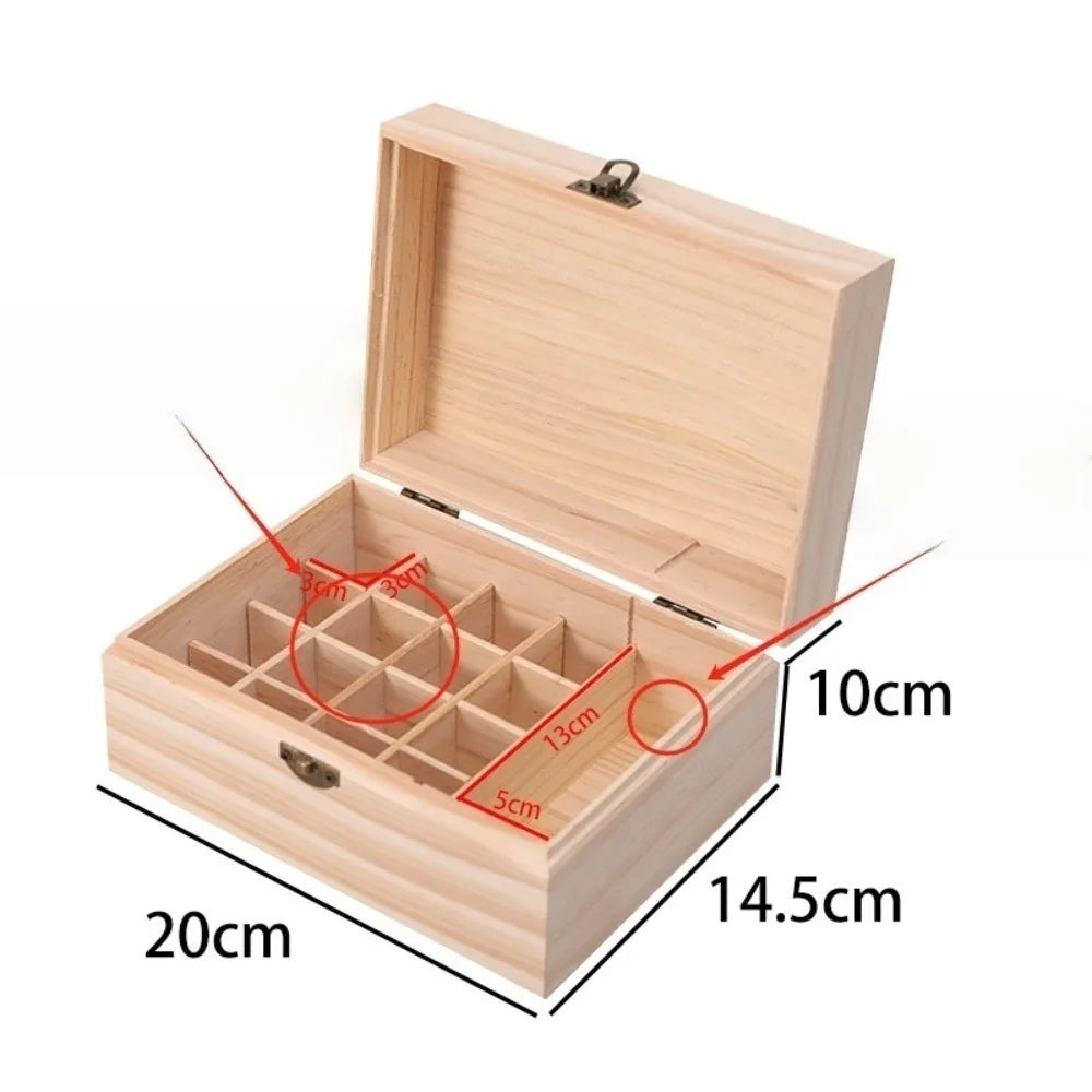 boîte bijoux bois clair 24 compartiments organisation bijoux classique respectueux environnement