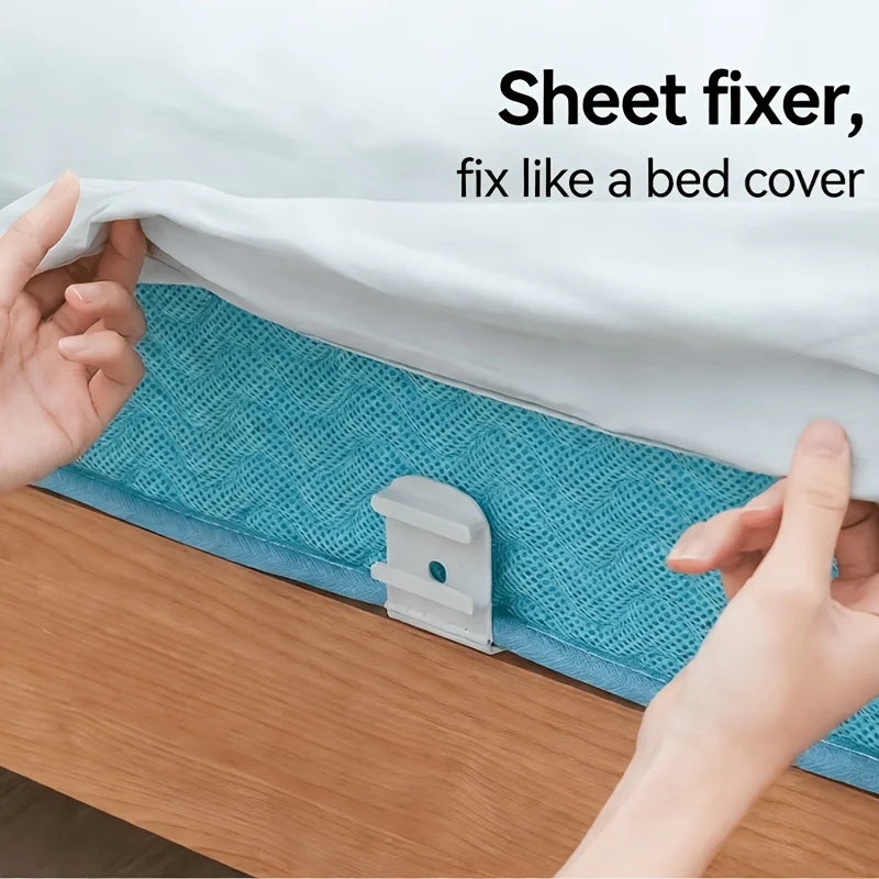 fixateur drap adhésif blanc moderne plaque fixation extra épaisse matériau plastique chambre coucher literie