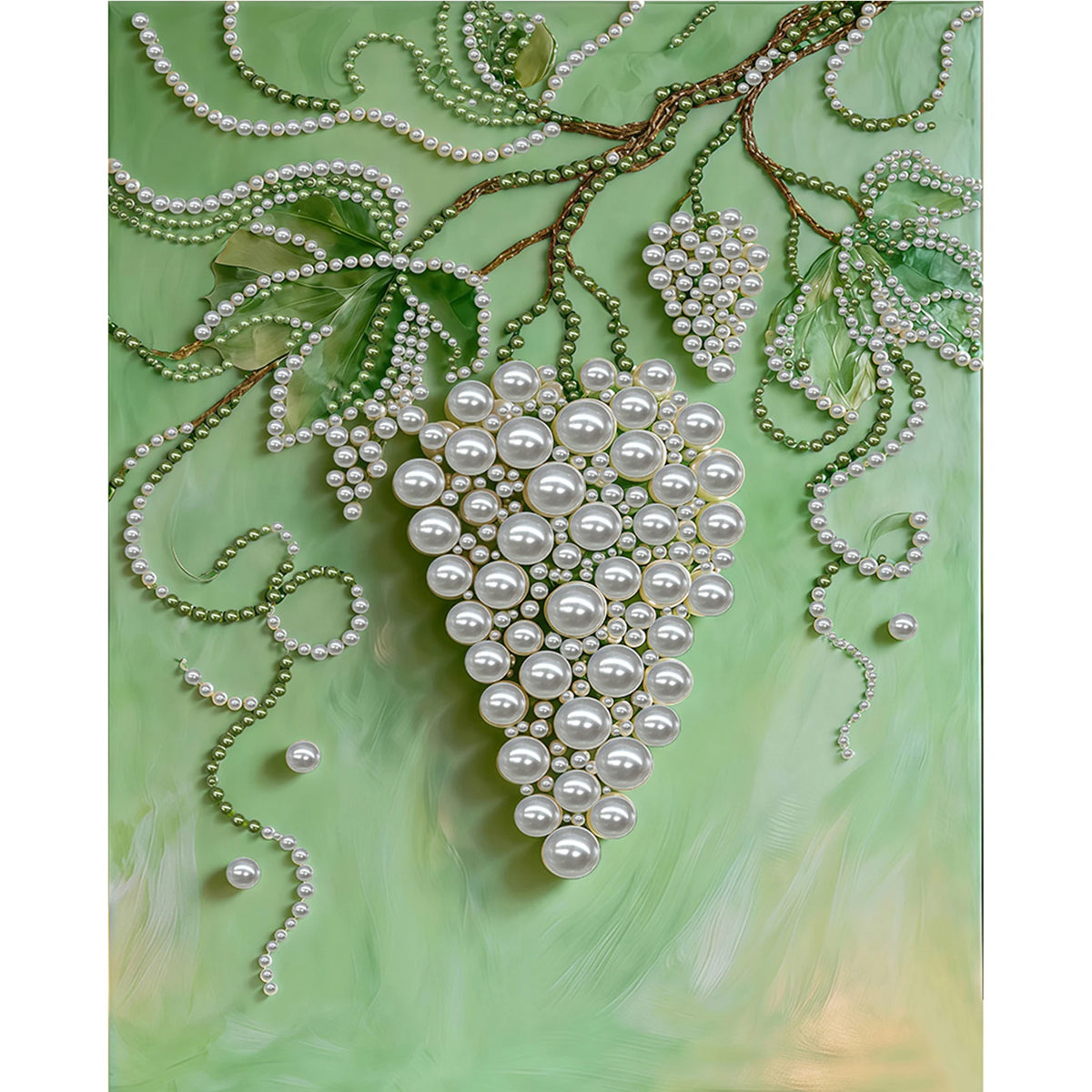tableau decoratif art contemporain floral animalier abstrait diy resine opaque 35x45cm