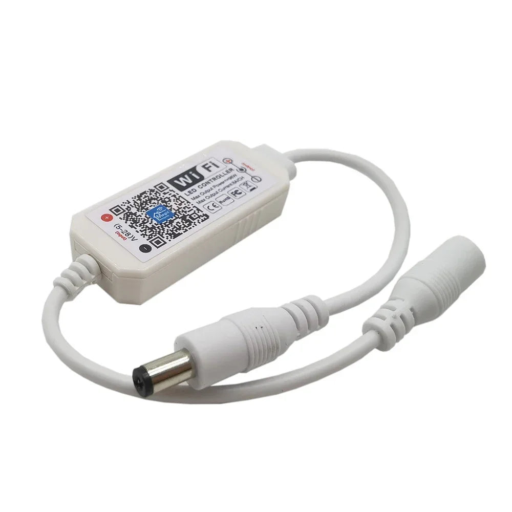 contrôleur led wifi blanc moderne sans fil certification pvc 12v 30mètres distance