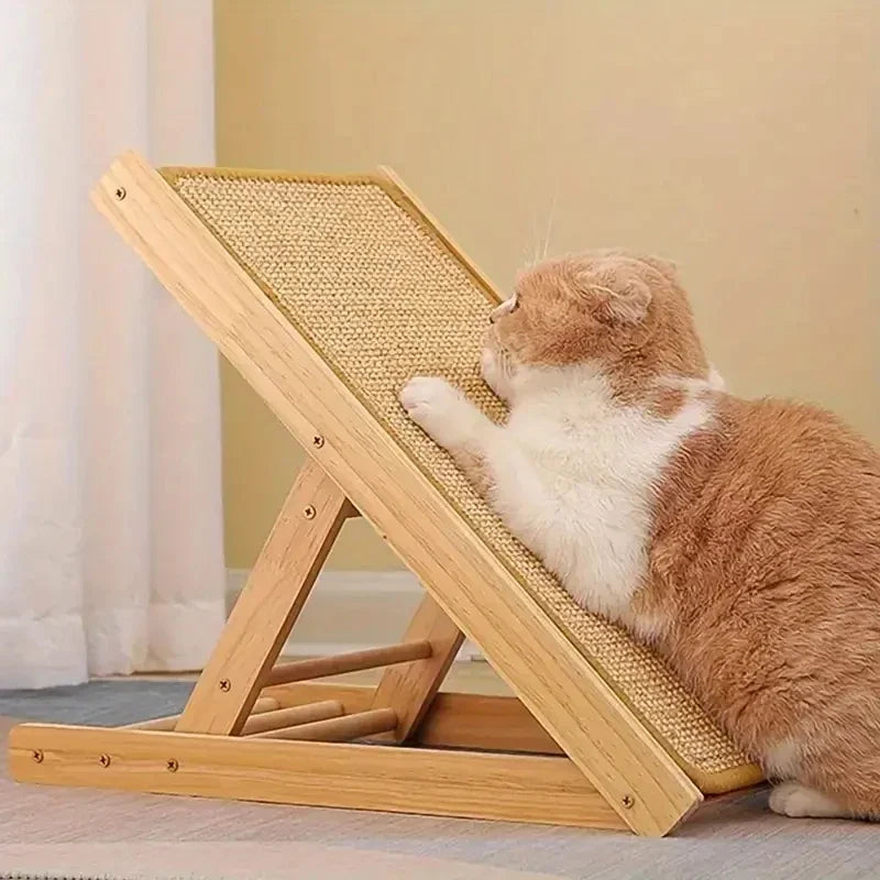 tapis gratter chat sisal naturel horizontal protection canapé tapis beige clair blanc moderne minimaliste