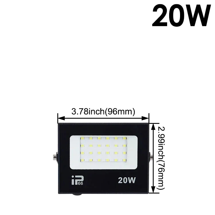 projecteurs led exterieurs modernes 100w 150w 200w ip65 garage sport rue