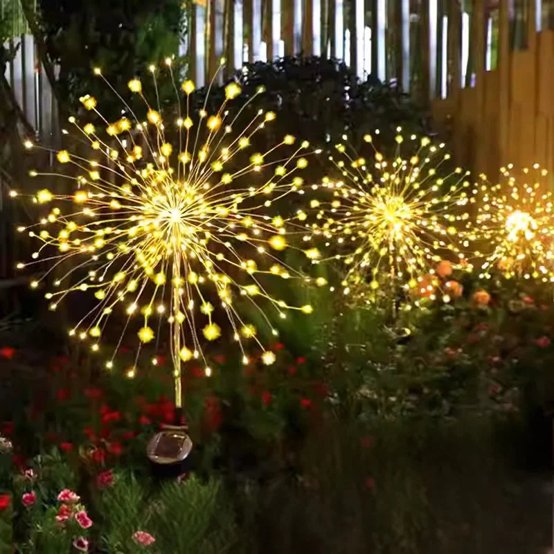 lumière solaire fleur étoiles multicolore moderne extérieure autoinstallation étanche led blanc vacances jardin patios