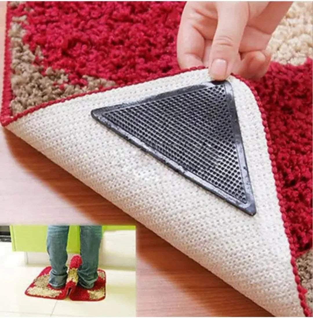 protections anti dérapantes tapis adhésives triangles texturées noir beige rouge marron gris intérieur utilitaires