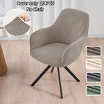 housse chaise moderne rayées gris clair élastique maison restaurantversible