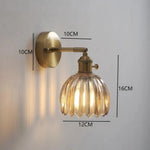 lampe murale moderne verre floral or vert translucide vintage fixée mur led contemporain
