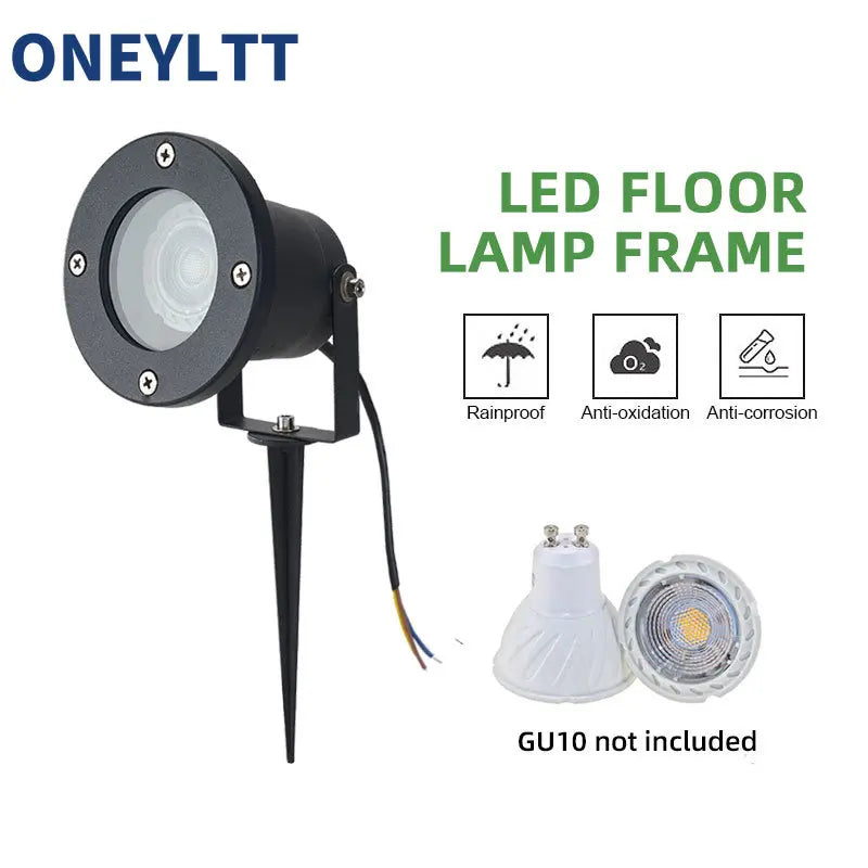 lampe sol led noir moderne ip65 tringle câble flux lumineux remplacable aluminium vacancesextérieur