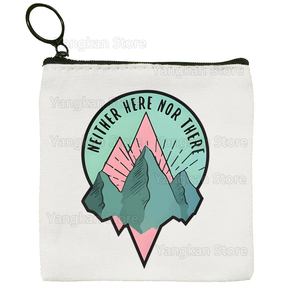 pochette unisexe toile zigzag blanc noir moderne graphique fermeture éclair blanc rouge gris tube