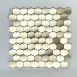 panneau décoration murale hexagonal sequins brillant fond fête mariage anniversaire baby shower décor moderne