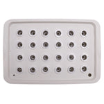 kit hydroponique culture plantes boîtes plantation trous pot fleur jardin bois blanc gris