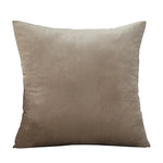 coussin velours gris moderne carré décoratif maison 30x50cm 40x40cm 45x45cm 50x50cm