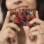 autocollants carte bancaire effet laser logo starbucks vert noir holographique anti rayures