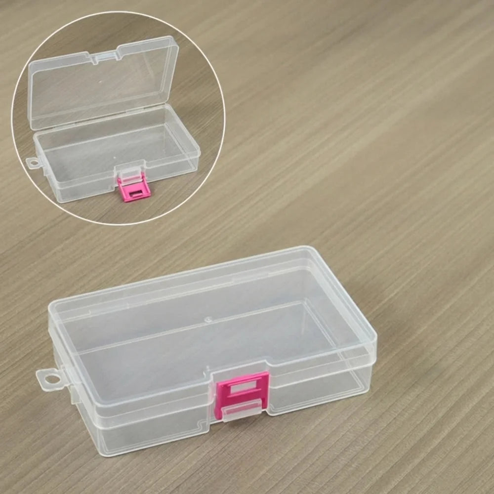 boîtes rangement transparentes clips fermeture réutilisables respectueux environnement pastorales rectangles petits objets