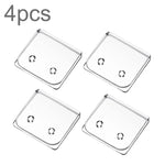 clips fixation rideaux douche salle bains anti éclaboussures adhésifs transparents modernes 5x45cm 24pcs