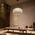 suspension lumineuse moderne bambou naturel 40cm 50cm 60cm beige opacité tissée rustique