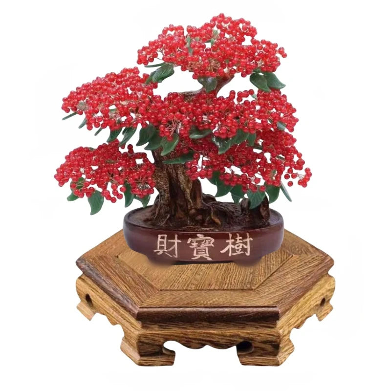 supports bois octogonaux multi niveaux pots fleurs terre cuite plante artificielle bonsaï statuette enfant