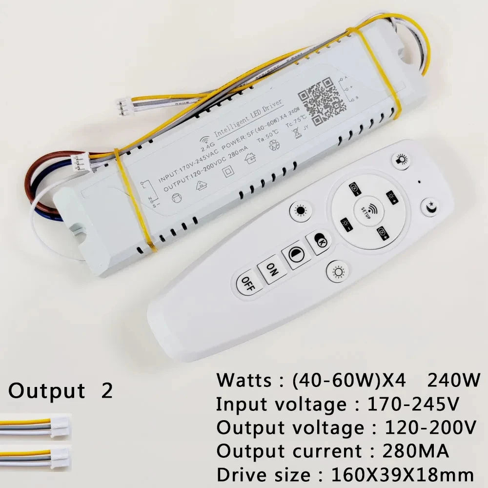 contrôleur led intelligent télécommande câbles signalisation entrée led 1050v moderne blanc