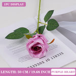 bouquet fleurs artificielles soie roses classiques intérieur décoration maison blanc rose rouge bleu anniversaire