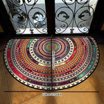 tapis d'entrée multicolore ethnique moderne antidérapant salon chambre coucher bohèmeolvable MACHINE