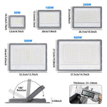 projecteur led moderne ip65 étanche 220v sensor mouvement clips gris métallique 500w 300w 200w