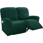 housses canapé relax velours machine lavable moderne rose clair gris bleu marron vert foncé