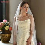 voile mariée blanc dentelle élégant cathédrale haute qualité personnalisable peigne fixé