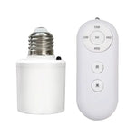 interrupteur adaptateur e27 lampe basse consommation led télécommande blanc on off chambre bébé