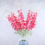 bouquet fleurs artificielles soie moderne extérieur intérieur décoration mariage anniversaire multicolore orange